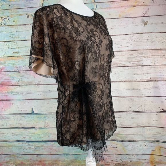 EUC Red Valentino Lace Blouse with Bow LUXURY! - Picture 11 of 14